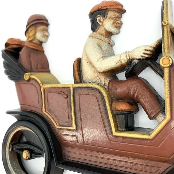 Vintage 1975 Homco Model T and Horse and Buggy Wall Hangings MCM Nostalgia USA - Picture 6 of 15